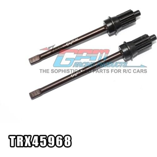 RC Car Parts 1/10 Crawler TRX-4 TRX4 Defender Tool Porous Adjustable Front Rear CVD Axle Steel Universal Joint Crawler TRAXXAS