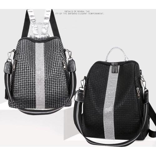 Fashion School Bags for Teenage Girls 2021 New Women Backpack High Quality Leather Backpack Large Capacity Travel Backpacks