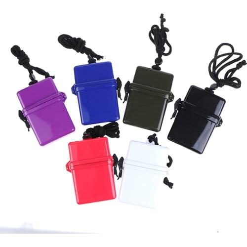 Scuba Diving Kayaking Waterproof Dry Box Gear Accessories Container Case & Rope Clip For Money ID Cards License Keys
