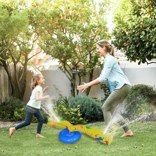 Rotating Water Spray Stick Pvc Inflatable Water Spray Pad Children Outdoor Play Toys Parent-child Interactive Game