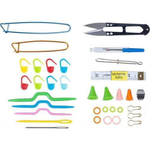 Knitting knit craft Accessories Supply Set Basic Tools Kits Lots with Case