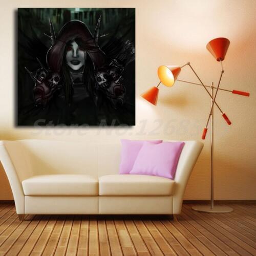 World Of Warcrafts Gothic Skulls Death Fantasy Animals Wallpapers Art Canvas Poster Painting Wall Picture Print Home Decoration