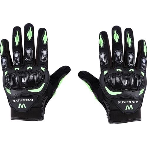 1 Pair Full Finger Cycling Bike Gloves Motorcycle Motorbike Offroad Glove