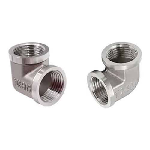 1 Pcs 1/2 Inch Female Thread Stainless Steel Elbow Tap Quick Connector Garden Greenhouse Irrigation System Accessories