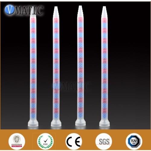 High Quality 10pcs GSM9-20 All Purpose Use Glue Dispensing Plastic Nozzle AB Adhesive Mix Tube Static Mixer