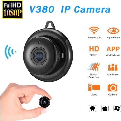 1080P Wifi ip Mini Camera Wireless Indoor Camcorder Night Vision Infrared Motion Detection Audio Cam Support Hidden TF Card