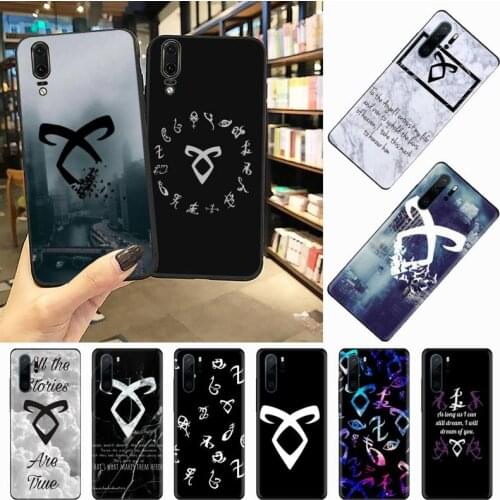 Coque Shadowhunters Runes Phone Case For Huawei honor Mate P 10 20 30 40 Pro 10i 9 10 20 8 x Lite