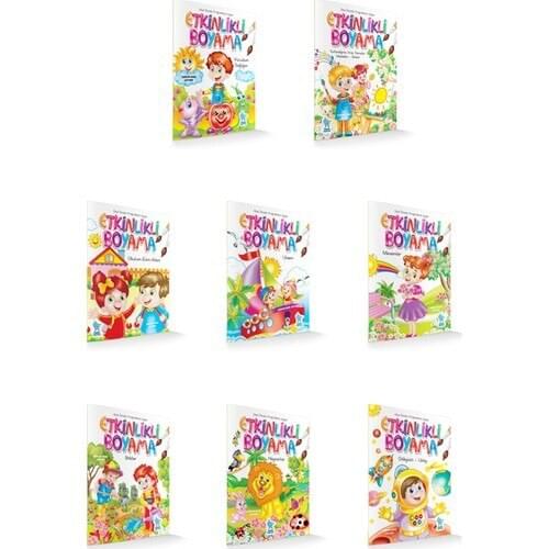 Child painting book 8 pcs a variety of coloring book coloring book 0-8 age coloring book