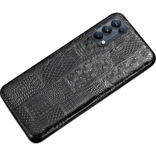 OPPO Reno5 LeatherHalf a pack phone case is suitable for Reno5 Pro 5ProPuls Reno6 Pro F17 F17Pro A79 Reno Ace 2 4 Pro A97 shel