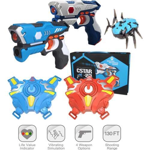Infrared Laser Tag Electric light Toy Guns Blaster Laser Battle Set Hot Sale Gun Brinquedos game for Kids Adults Sports Toy