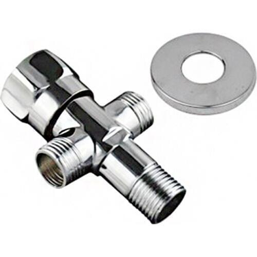 Hot and Cold Water Valve T type Three Port Valves Brass Body