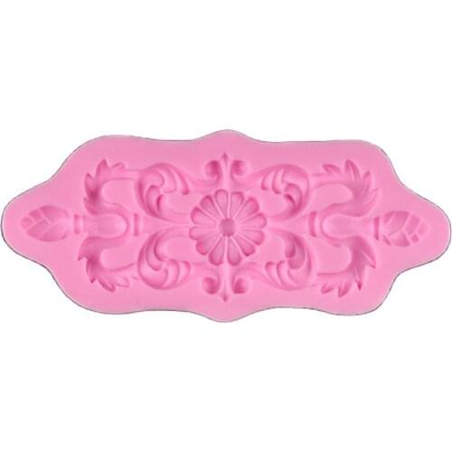 Little Daisy European Style Relief Lace Mold Cake Border Fondant Cake Molds Soap Chocolate Mould For The Kitchen Baking D497