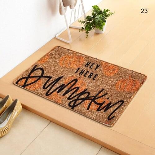 Cartoon Printed Doormat Multi-purpose Absorbent Non-Slip Blanket Front Door Decoration for Kitchen Bedroom Bathroom C1