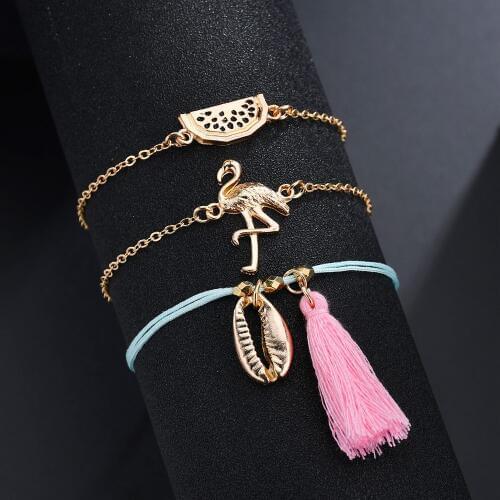 New Fashion Charm Bracelets for Women Adjustabl Cuff Opening Bracelet Foot Bracelets Accessories Beach Jewelry Gift Wholesale