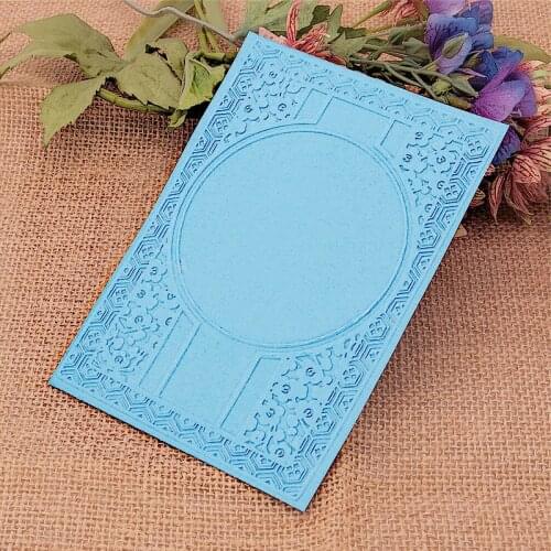 Invitation Cards Embossing Folders Plastic Halloween Scrapbooking DIY Template Fondant Cake Photo Album Christmas Card Making