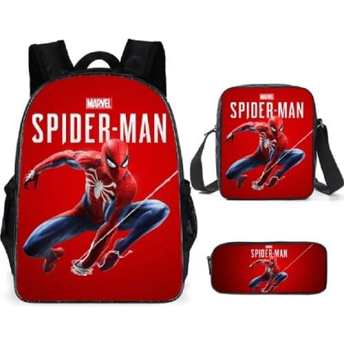 Spiderman Backpack Children 3D Animal Printing Backpack Kids Primary School Bags Primary Students Boy Girls Mochila Infantil