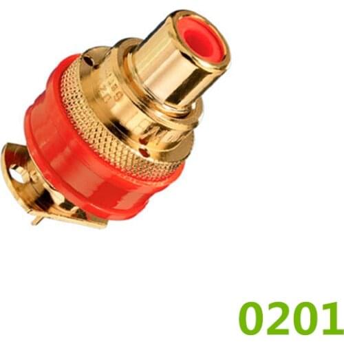 WBT 0201 0210Cu 0210Ag Ms 0244 RCA Plug Signal Interface Socket Power Amplifier Terminal 24K Gold-plated silver plated Pair