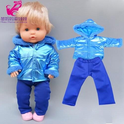 16 Inch Baby Doll Winter Coat for 40cm Nenuco Doll Ropa Y Su Hermanita Doll Clothes Jacket