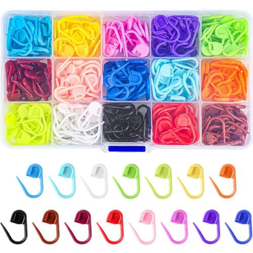 150Pcs/BOX Useful Plastic Pins Sweater Mark Buckle Needle Knitting Accessories Yarn DIY Weaving Sewing Tools & Accessory