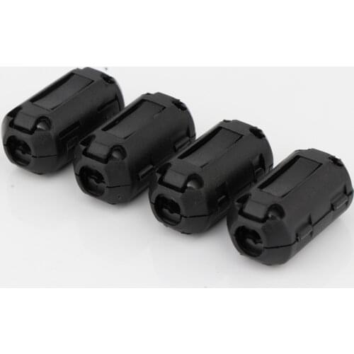 Preffair 8pcs Noise Reduction Cable Clip Ferrite Ring Core Ferrite Cores for Cable Ferrite Ring Core Cable Clip ，black