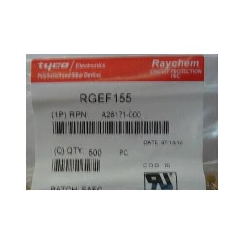 500PCS x RGEF155 GF155 1.55A 16V PTC Resettable Fuse
