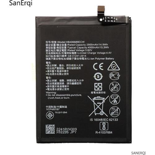 4000mAh HB406689ECW Battery For Huawei Mate 9 9PRO Y7 Y9 2019 Prime STK JKM DUB-L21 LX1 LX2 LX3 Mobile Phone Battery