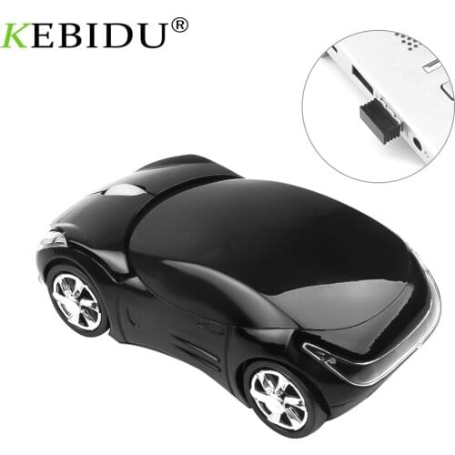 Kebidumei Wireless Mouse 3D Car Flexibly 2.4GHz 1600 DPI USB Receiver Mini Mice Optical Gaming Mouse For PC Laptop Computer