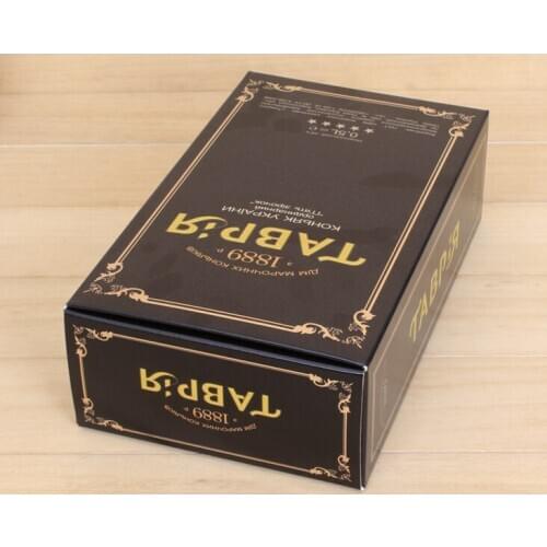 Colored box packaging with kraft paper tube with custom cardboard paper coffee mug packaging box ---DH11476