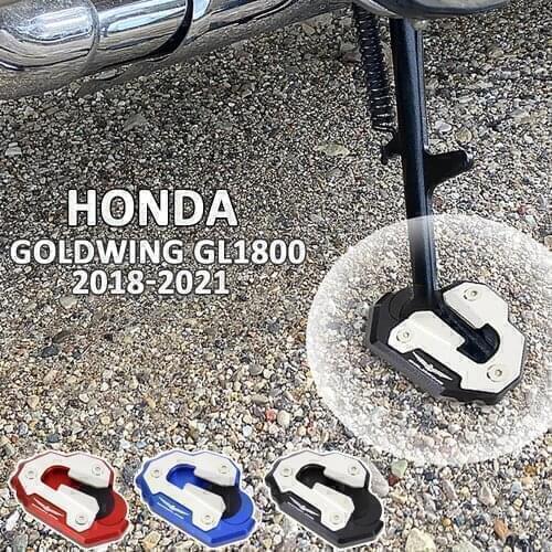 For Honda Goldwing 1800 GL1800 Motorcycle Accessories Kickstand Sidestand Stand Extension Enlarger Pad 2018 2018 2020 2021