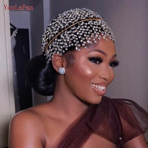 YouLaPan HP258 Bridal Crown Wedding Rhinestone Wedding Crown Crystal Bridal Hair Accessories Headpiece Bridal Headband Tiara