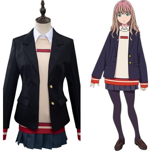 Anime SSSS.Dynazenon Yume Minami Cosplay Costumes Uniform Skirt Suit Halloween Carnival Outfits