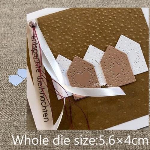 XLDesign Craft Metal Cutting Die cut dies 2pcs houses decoration scrapbook Album Paper Card Craft Embossing die cuts