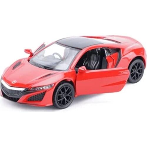 1:36 Scale Acura NSX Sport Car Education Model Classical Pull back Die cast Metal Toy For Collection Gift Free Shipping