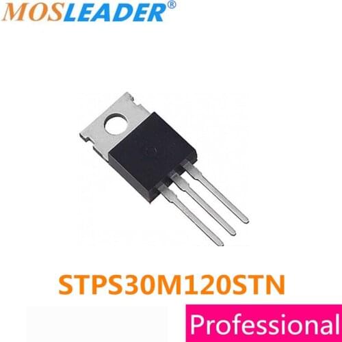 Mosleader STPS30M120STN TO220 50PCS STPS30M120 30M120 Power Schottky rectifier High quality