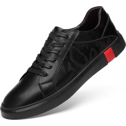 Mens Lightweight Comfortable High Quality Casual Sneakers Leather Sports Mens Shoes Leather Shoe Size Mens Shoes