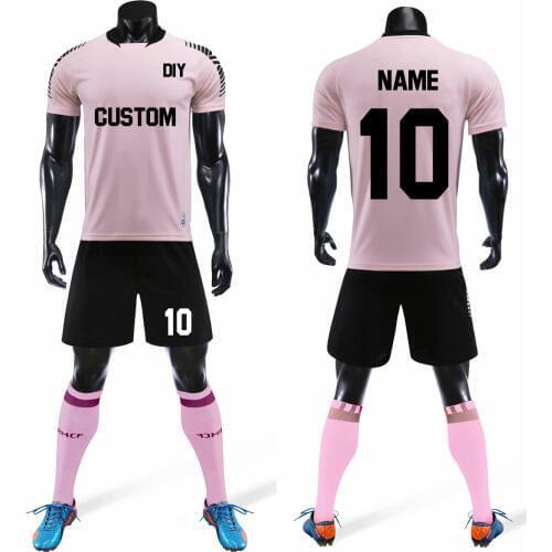 Men Survetement Football Jerseys 2019 Spots Kit Soccer Jerseys Sets Camiseta Futbol Training Team Uniforms Custom Name Number