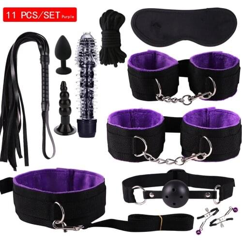 Sex Toys for Women Couples Vibrators Sex Bondage Gear Set Handcuffs Sex Games Sex toys for adults 18 sex shop erotic accessories