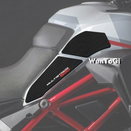 Knee Pad Tank Pad For DUCATI MULTISTRADA 950 950S 2019-2021 Motorcycle Anti Slip Fuel Tank pad Side Stickers