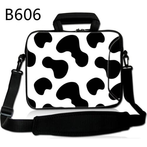 Cow Stripes Laptop Messenger Bag Handbag, Laptop Case 13",14",15",15.6",For MacBook Air Pro, Wholesale Free Drop Shipping