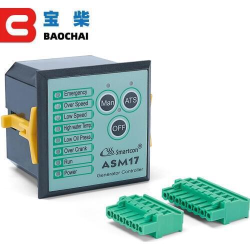 Genuine Control Panel Unit ASM17 Power Generator Controller GTR17 genset part alternator motor auto start circuit board monitor