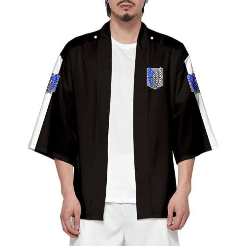Hot Anime Attack On Titan Cosplay Cloak Shingeki no KyojinWatch Japanese Harajuku Men Women Streetwear Tees Tops Jacket Clothing