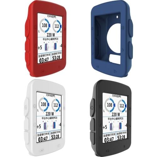 Silicone Soft Cover Protective Case Glass Screen Protector Film For Garmin edge 520/Plus Cycling GPS Bicycle Bike Computer Skin