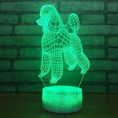 Led Atmosphere 3d Table Lamps Smart Home Decoration Desk Lamp Remote Control Discolourful Colorful 3d Night Light