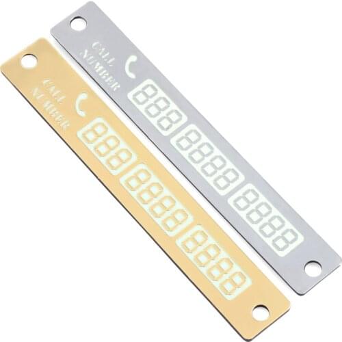 Luminous Car Styling Phone Number Card For BMW F31 F34 F32 E52 E53 E60 E90 E91 E92 E93 F30 F20 F10 F15 F13 M3 M5 M6 X1 X3 X5 X6