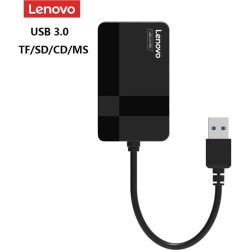 Lenovo D302/D303 USB 3.0 Digital Card Reader 4 in 1 Multifunction TF CF MS SD Secure Memory Card Reader for PC Laptop