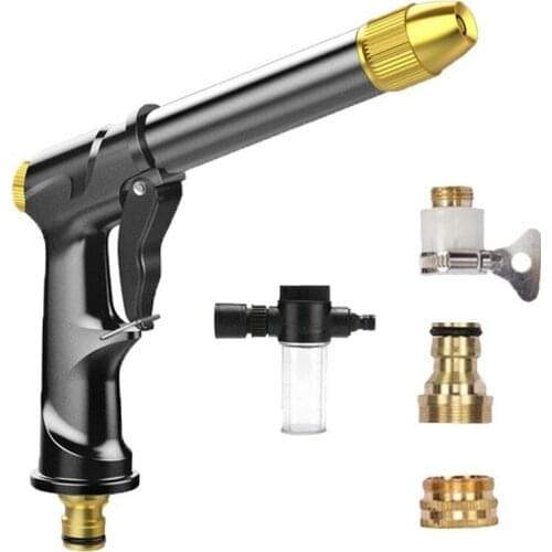 Portable High-pressure Water Gun For Cleaning Car Wash Machine Garden Watering Hose Nozzle Sprinkler Foam Water Gun dropshipping
