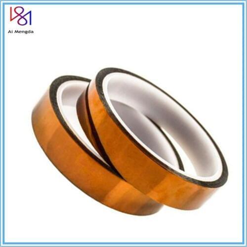 3d Printer Parts High Temperature Resistant Tape Heat Dedicated Tape Polyimide Adhesive Tape Width 10mm 20mm 30mm 40mm 50mm