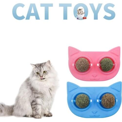 Health Cat Treats Catnip Ball Candy Remove Pet Halitosis Cat Toys with Catnip Remove Cat Hair Bulbs Pussy Licking Toy Catmint