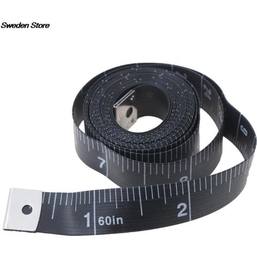 1.5M Sewing Ruler Meter Sewing Measuring Tape Body Measuring Ruler Sewing Tailor Tape Measure Soft Black