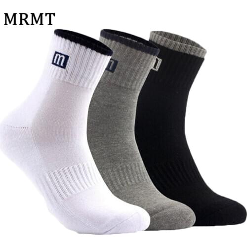 3 Pairs /Lot High Quality 100% Cotton Socks Men And Women Socks Pure Color Male Socks 3 Colors Hot Sale 2021 MRMT For Winter